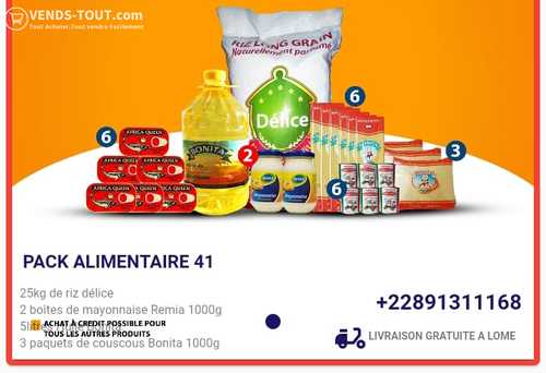 Packs alimentaires