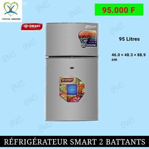 Réfrigérateur smart 2 battants